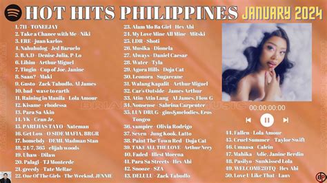 HOT HITS PHILIPPINES JANUARY 2024 UPDATED SPOTIFY PLAYLIST YouTube