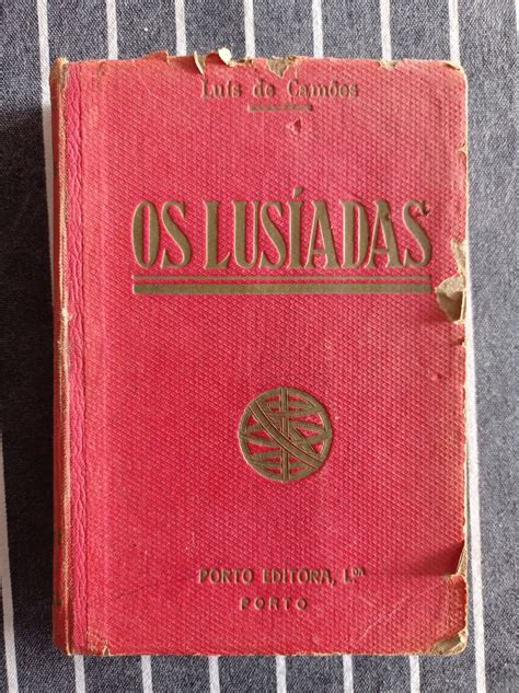 Livro antigo de Os Lusíadas para estudantes Almada Cova Da Piedade