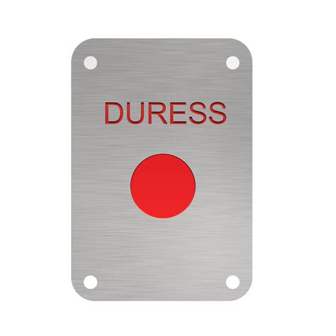 Duress Button – Stainless Steel – KTR