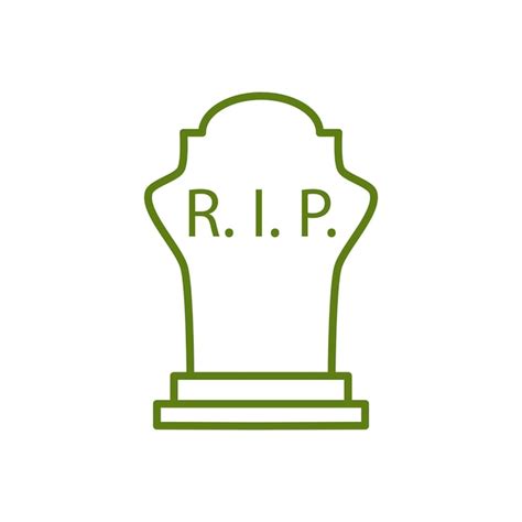 Premium Vector Tombstone Icon Vector Design Templates