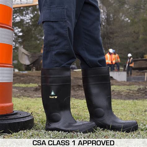 Premium Csa Steel Toe Rubber Boots For Ultimate Safety Refinery Work