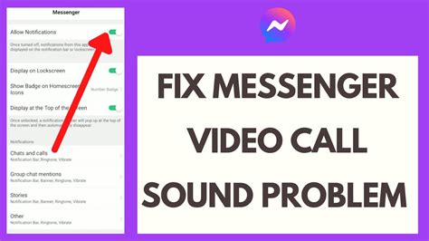 How To Fix Messenger Video Call Sound Problem Youtube