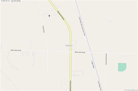 Dalton Map United States Latitude And Longitude Free Maps