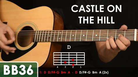 Castle On The Hill - Ed Sheeran Guitar Tutorial - YouTube