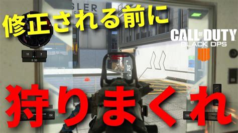 【cod Bo4】下方修正される前に最強武器を使って蹂躙を楽しもう！｜ブラックオプス4実況 Youtube