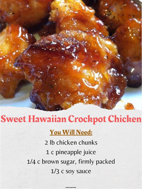 Sweet Hawaiian Crockpot Chicken Arch Recipes