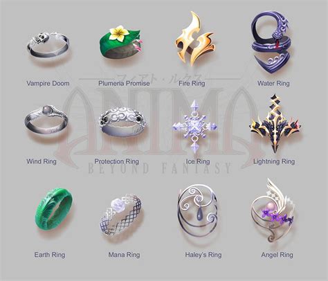 Anima Rings Set 1 By Wen M Fantasy Rings Magic Fantasy Ring