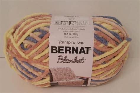 1 Skein 9 Skeins Available Bernat Blanket Yarn Pink Lagoon Pink Blue