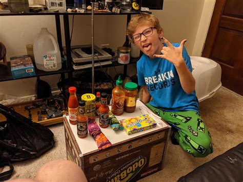 Getting My Friends Son Into To Doing Hot Sauce Challenges And He Loves It What Are Some Good