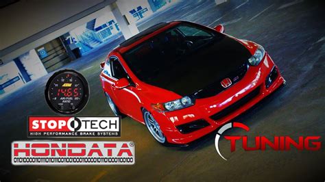 Th Gen Civic Si Stoptech Brake Lines Slotted Rotors Integra