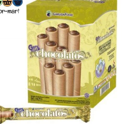 Jual SIA297 CHOCOLATOS Wafer Roll 1 Box Isi 24 Pcs Shopee Indonesia