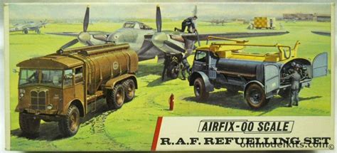 Airfix 176 Raf Refueling Set Bedford Ql And Aec Matador Tankers A302v