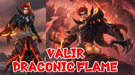 Mobile Legends Bang Bang Skin Highlight Valir Draconic Flame YouTube