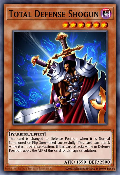 Total Defense Shogun Yu Gi Oh Card Database Ygoprodeck