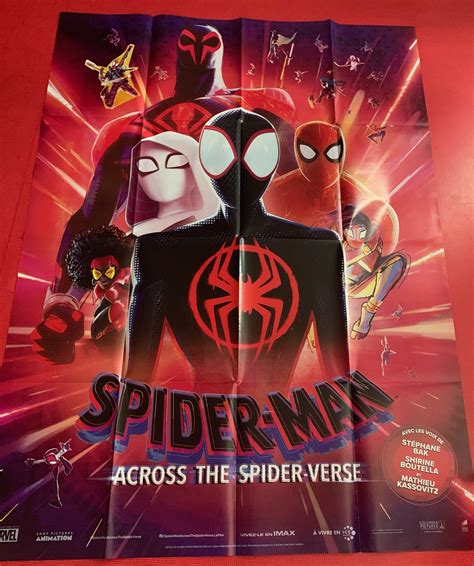 Affiche De Cinéma Du Film Spider Man Across The Spider Verse