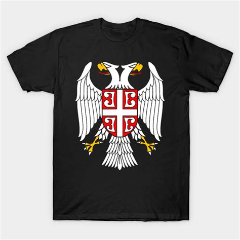 Serbian Eagle Coat Of Arms Serbia T Shirt TeePublic