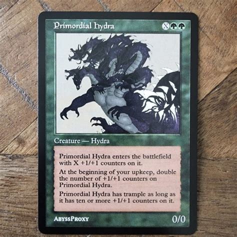 Primordial Hydra A Mtg Abyss Proxy Shop Enhance Your Commander