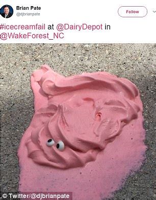 Hilarious photos capture worst ice cream fails of summer | Daily Mail ...