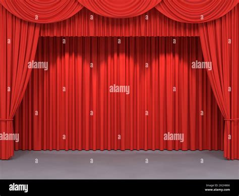 Red stage curtains Stock Photo - Alamy