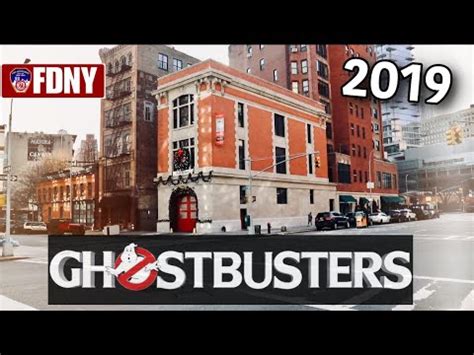 Ghostbusters Firehouse Newly Restored 2019 FDNY Ladder 8 My