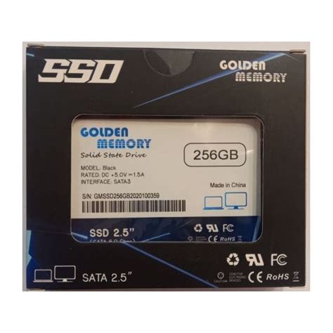 Golden Memory GMSSD256G 256GB 2 5 SATA3 6 0Gbps SSD Disk