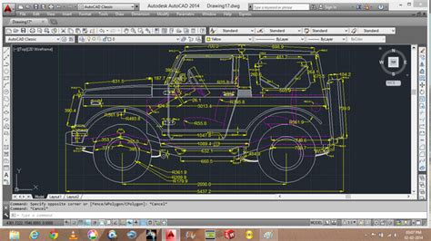 CAR in 2D - AutoCAD - 3D CAD model - GrabCAD