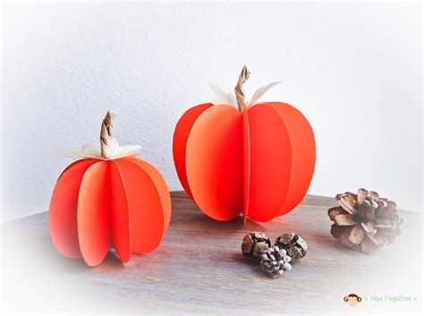 Como Hacer Calabazas De Papel