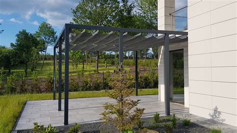 Pergola Aluminiowa Ps X Cm Antracyt Nesling Pl Pergole