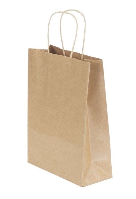 Пакет с круч. ручкой крафт 25*18*8 (в*ш*г) | Комупак - интернет-магазин