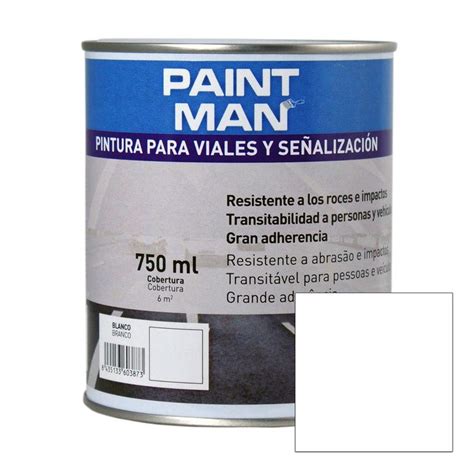 Pintura para viales y señalización blanco paintman 750 ml Brico Depôt