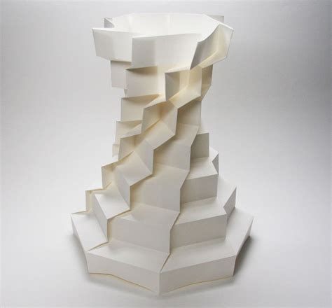 Large Scale Twisted Tower Origami Architecture Geometric Origami