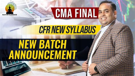 CMA Final CFR Paper 18 Batch June Dec 23 New Syllabus CA Avinash