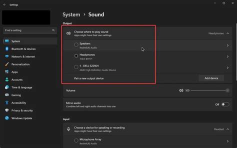 How To Switch Audio Output Device On Windows 11 Multiple Ways