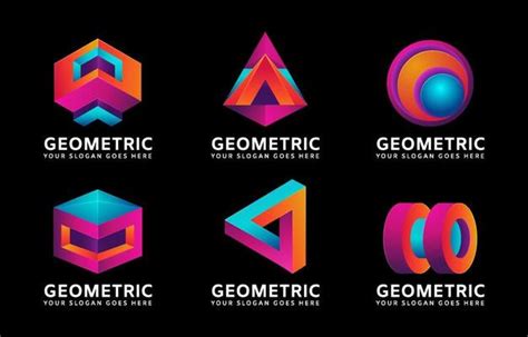 3d Geometric Vector Art Icons And Graphics For Free Download