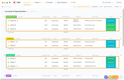 Cr Er Votre Crm Dans Clickup En Tapes Simples Blog Upsys