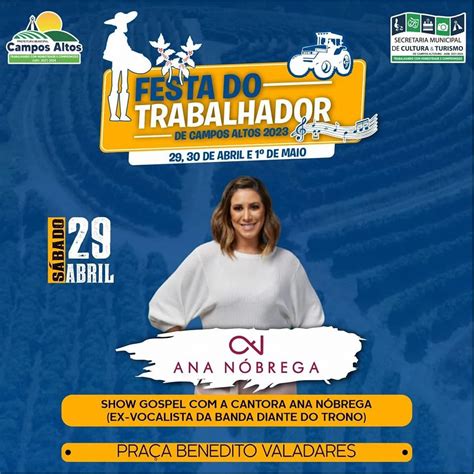 Tv Kz Festa Do Trabalhador De Campos Altos Mg Ter Show Gospel E