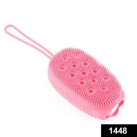 1448 Silicone Bubble Bath Spa Super Soft Body Scrubbing Brush At Rs 49