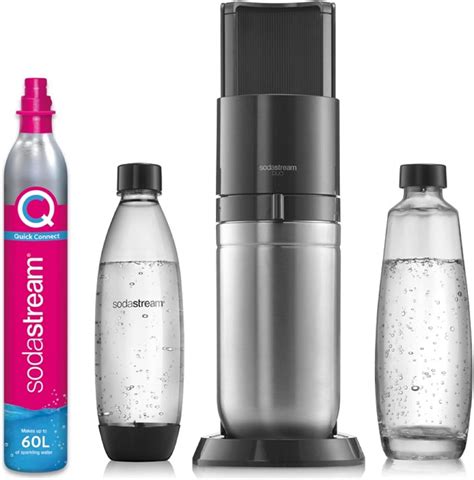 Sodastream Duo Machine Eau Gazeuse Et Bouteilles D Eau P Tillante