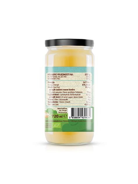 Nutrigold Ghee Maslo Ml Pre I Eno Tovarna Zdrave Hrane