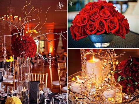 Red Rose Centerpieces For Weddings