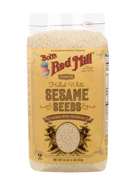 Bobs Red Mill White Hulled Sesame Seeds 16 Oz