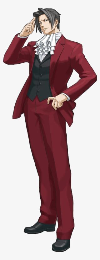 20150208142337 Miles Edgeworth Official Art 1504x4863 Png Download