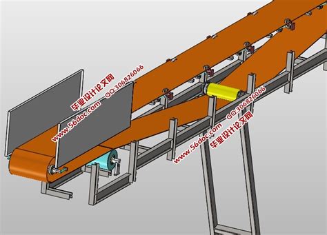 移动带式输送机设计 含cad零件装配图 Solidworks三维图 机械机电