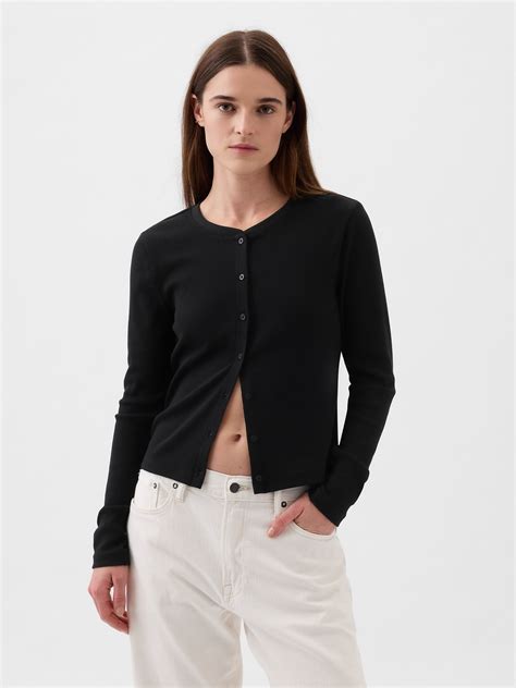 Modern Rib Cardigan Shirt Gap