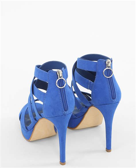 Sandales Talons Hauts Bleu A B Pimkie