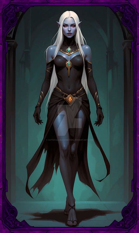 Ooar 242 Drow Priestess By Outofallrecognition On Deviantart