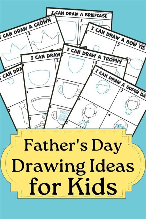 Fathers Day Directed Drawing For Kids Free Printable