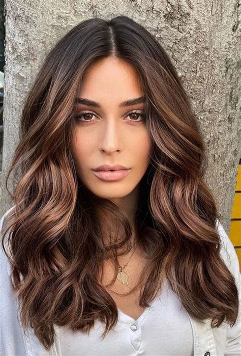 50 Stylish Brown Hair Colors And Styles For 2022 Dark Chocolate With Havana Brown Chocolate