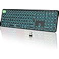 Seenda Wireless Backlit Keyboard Multi Device Bluetooth Illuminated