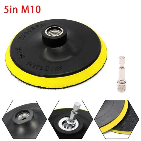 Buyisi Inch Mm Hook And Loop Buffing Pad Rotary Backing Pad With